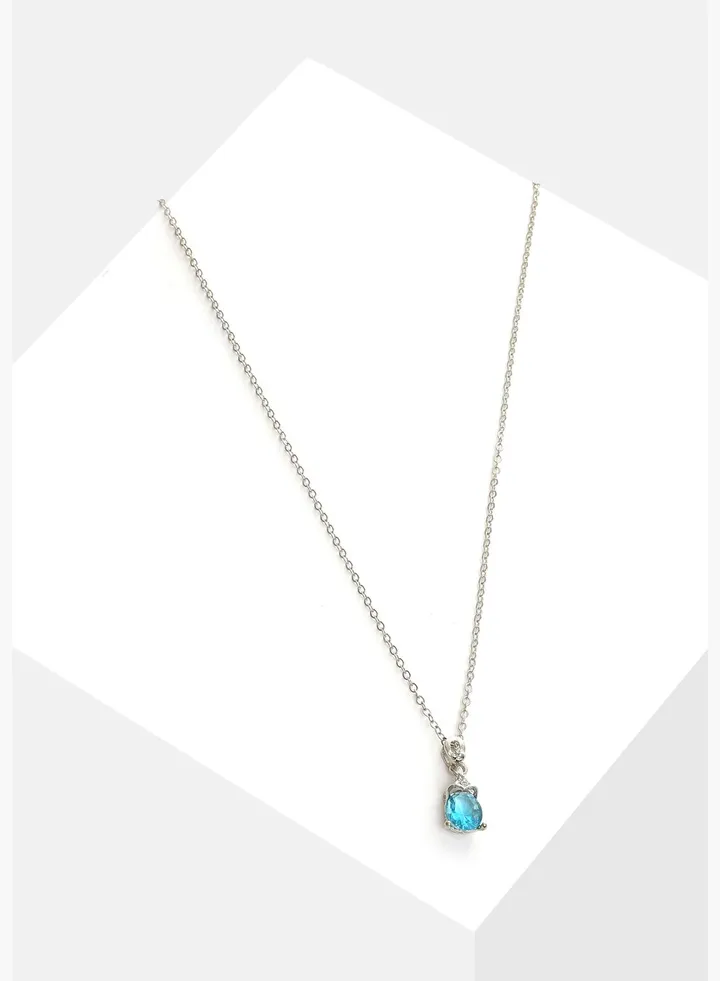 Silver Plated Designer Pendant Chain