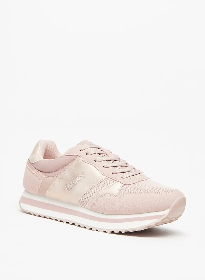 Women's Textured Lace-Up Sneakers