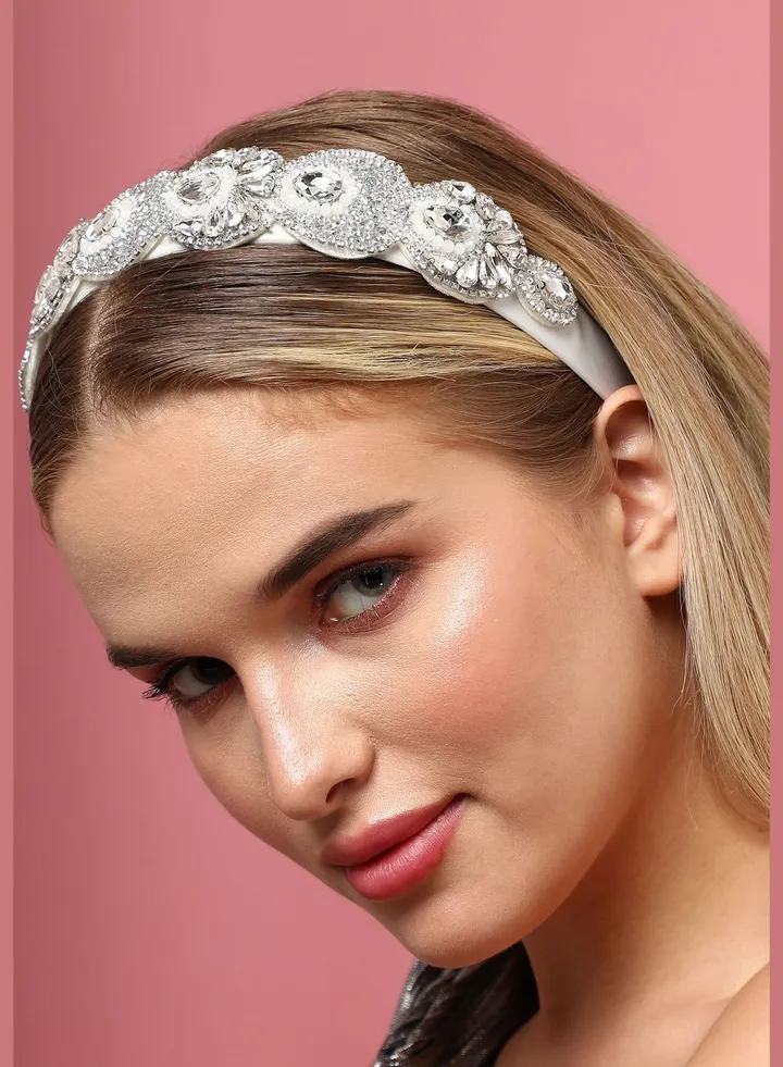 Trendy Designer Stone Western Wear Hair Band For Women