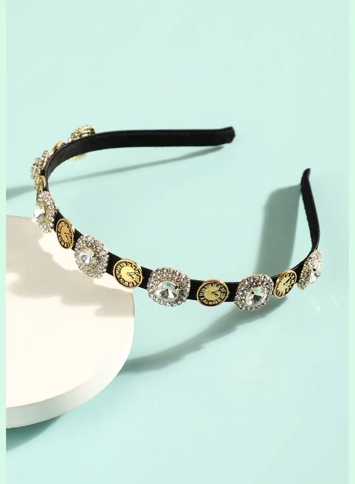 Trendy Designer Stone Western Wear Hair Band For Women