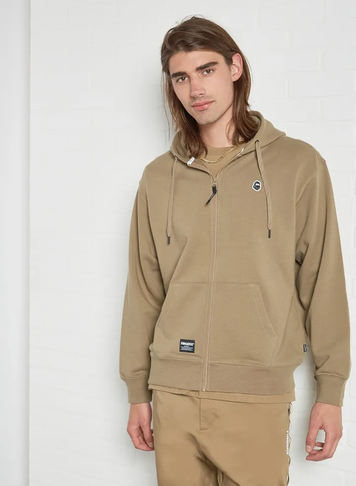 Logo Zip Through Hoodie