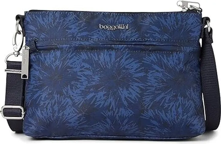 Baggallini Anti-Theft Memento Crossbody (French Navy Firework) Cross Body Handbags