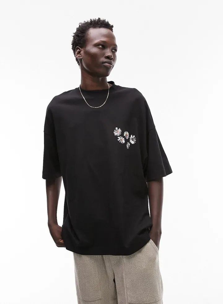 Printed Crew Neck T-Shirt