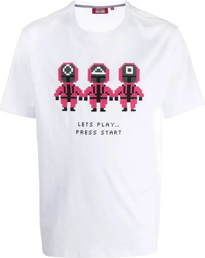 Pink Trio graphic-print T-shirt