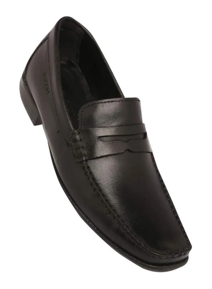 Men's Genuine Leather Slip On Dress Shoes Classic Penny Loafers Oxfords Derby Formal Business Party Occasion Modern Styling