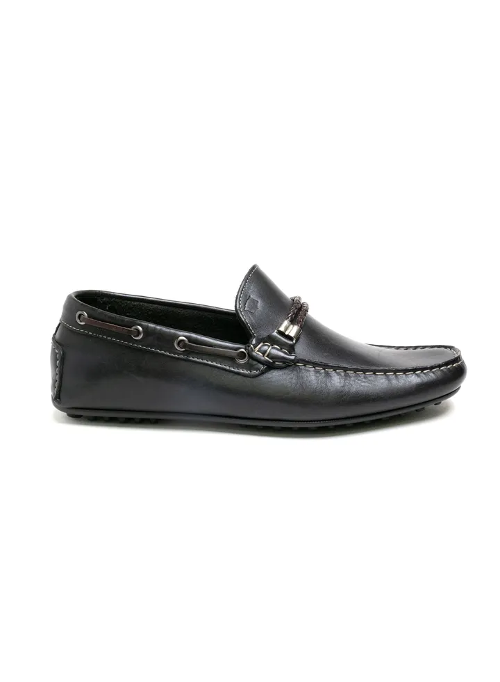 Florsheim Comet Black Front Moccasins