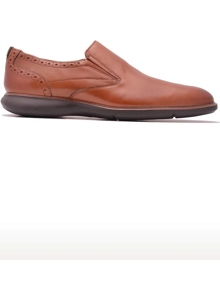 Men's Genuine Leather Slip on Dress Shoes Oxfords Derby Formal Business Party Occasion Modern Styling