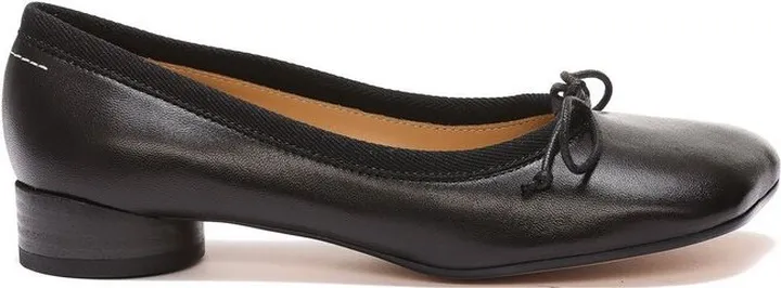 MM6 Maison Margiela Bow Detailed Ballerina Shoes