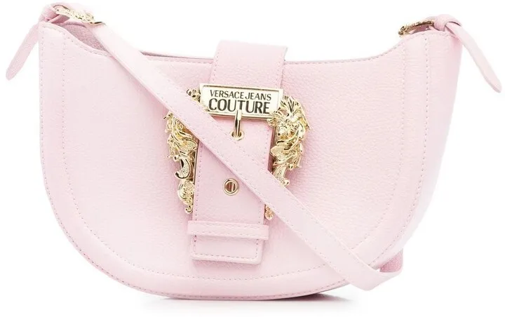 Baroque-buckle shoulder bag