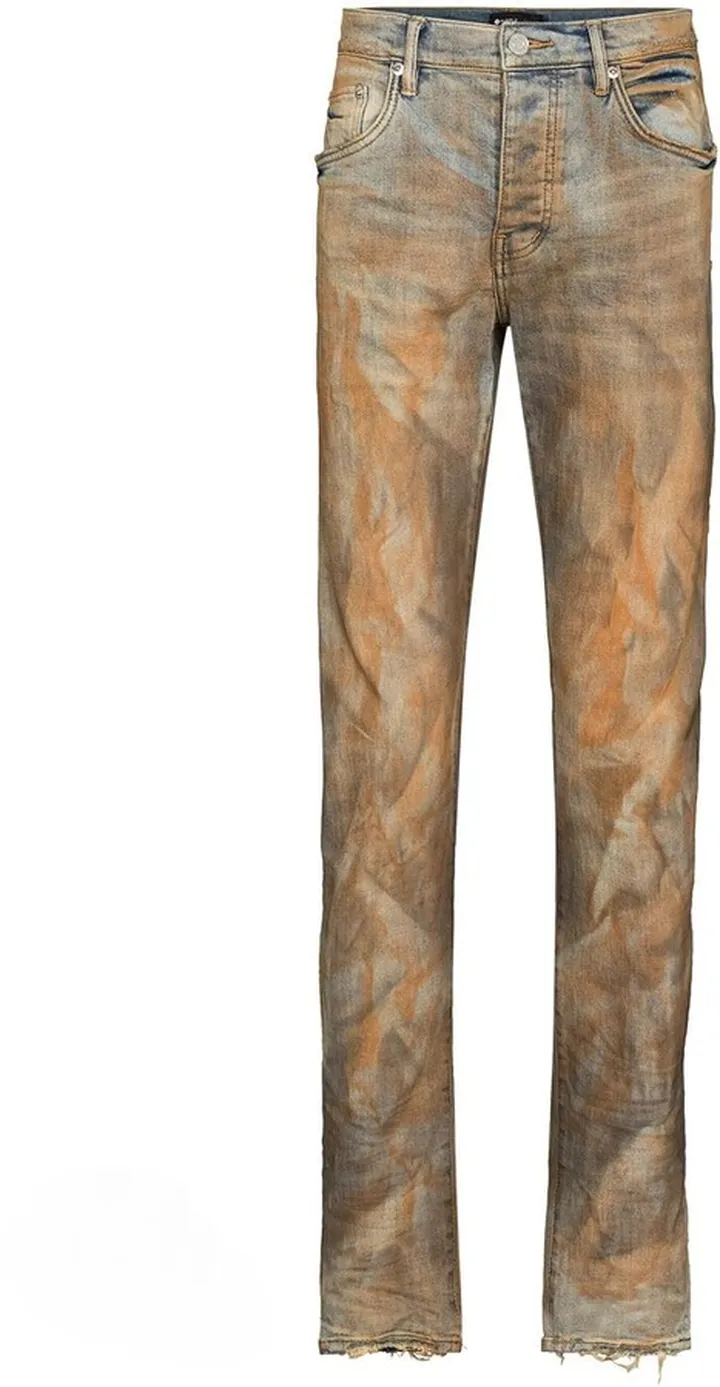 Two-Tone Faded Effect Jeans