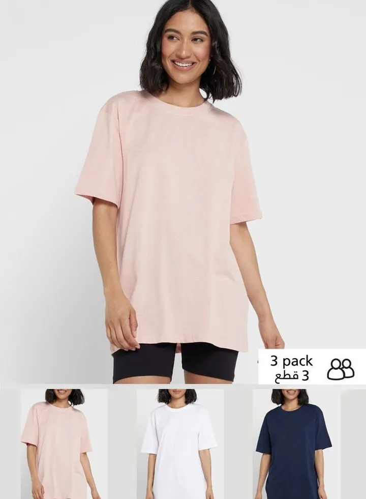 3 Pack Oversized T-Shirt