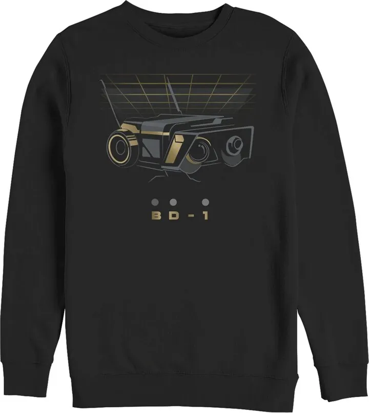 Men's Star Wars Jedi: Fallen Order BD-1 Droid Sweatshirt - Black - Large