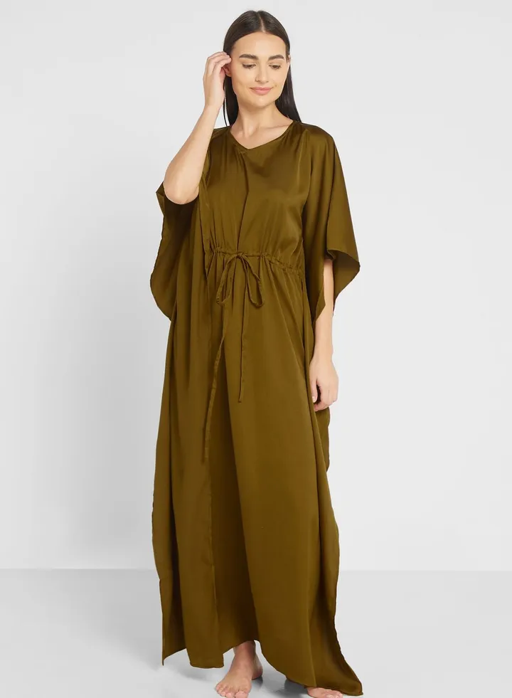 Kaftan With Tie Detail