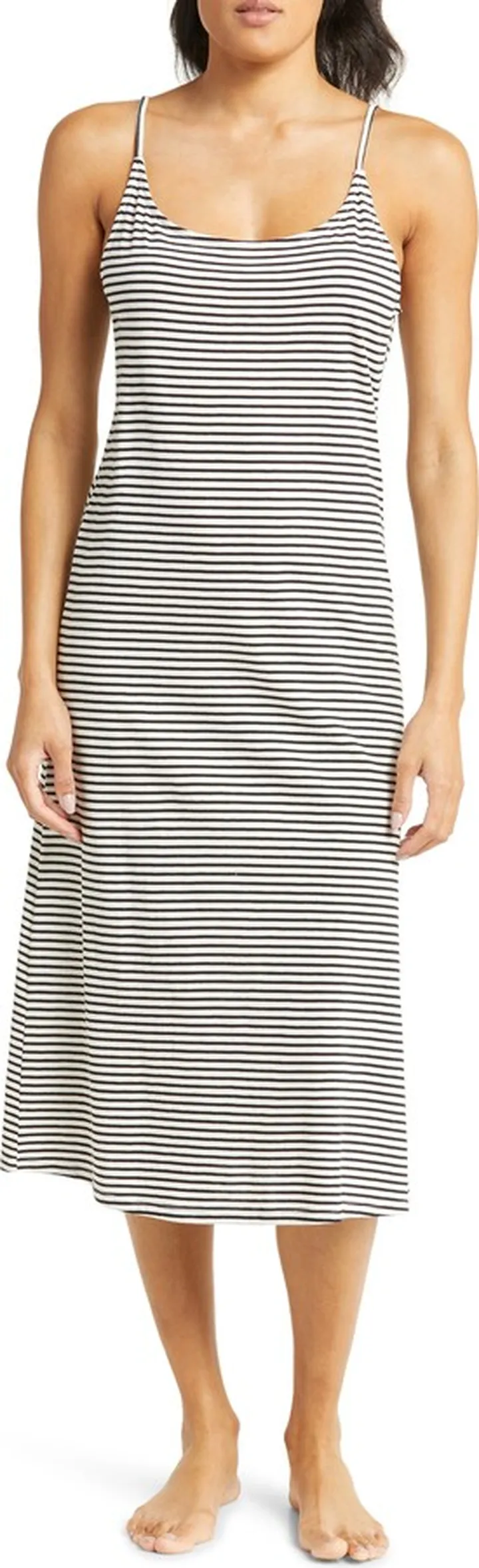Jada Stripe Organic Cotton Nightgown