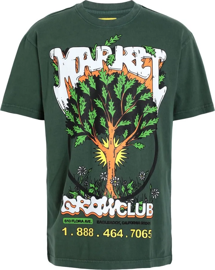 Growclub Tee T-shirt Dark Green