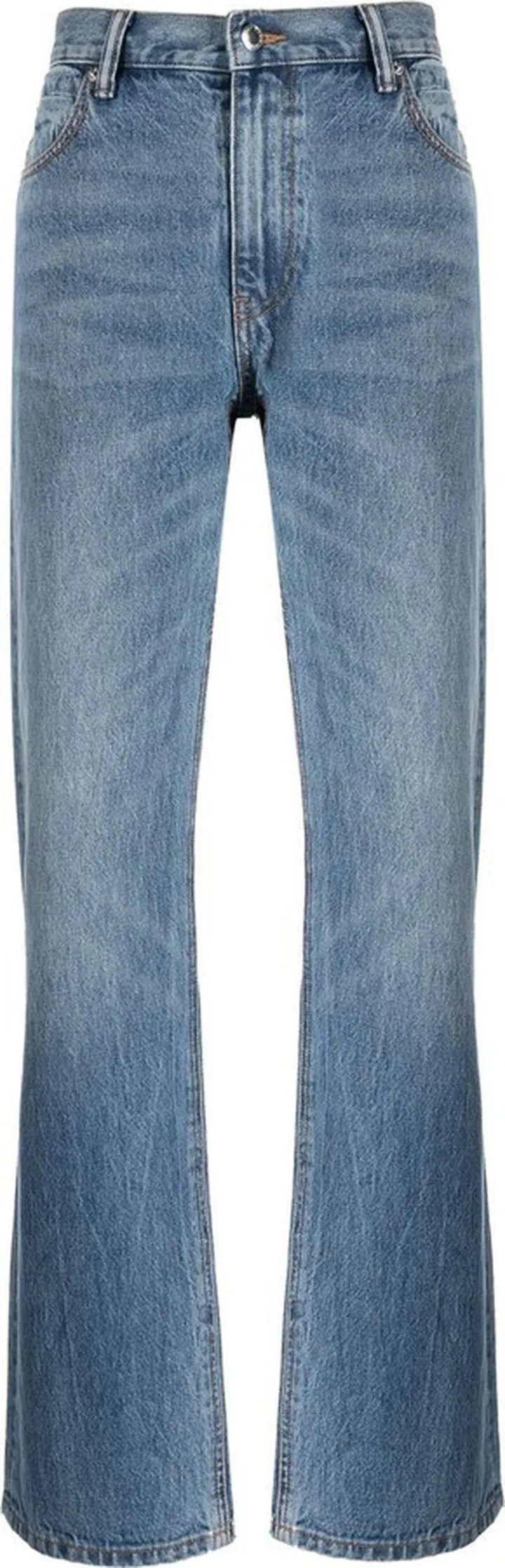 Low-Rise Thong Jeans