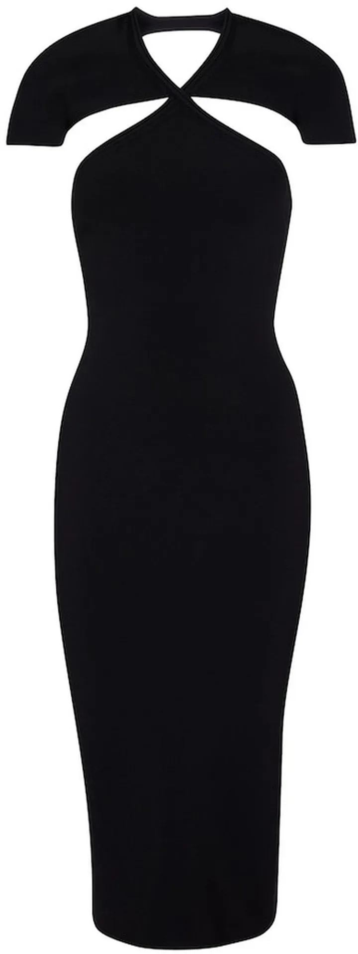Piera cutout jersey midi dress