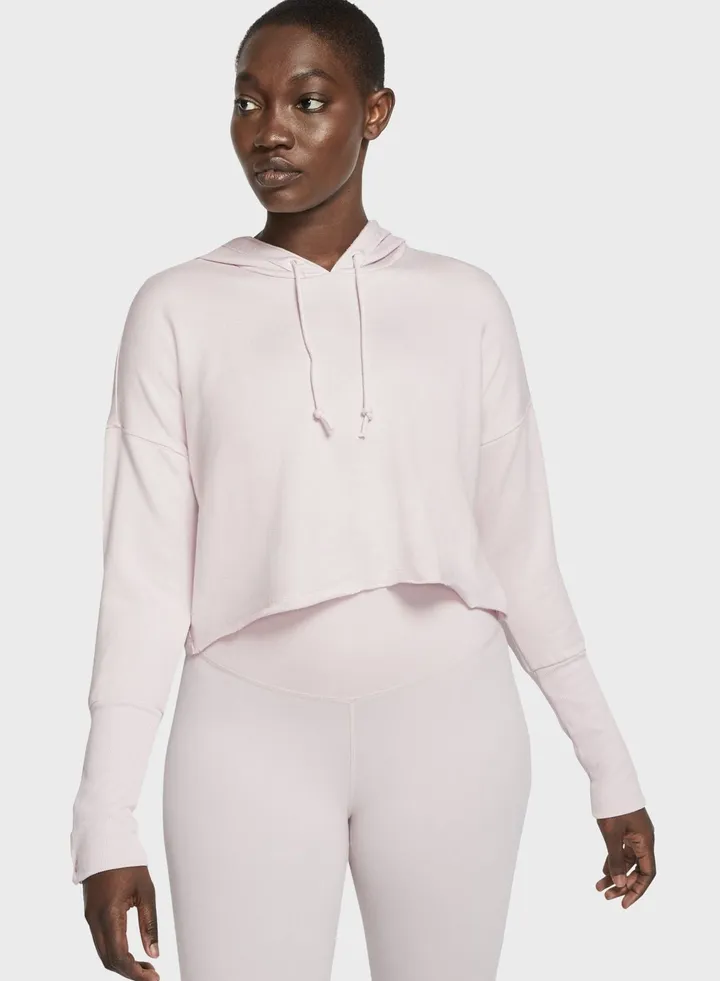 Yoga Luxe Cropped Hoodie