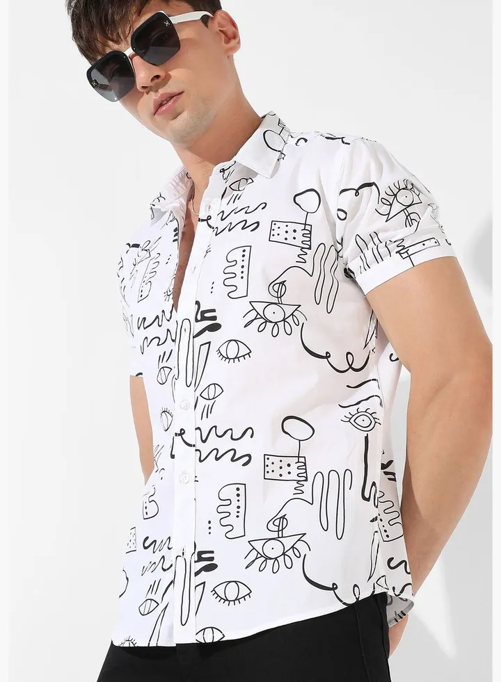 Men's Printed Casual Shirt