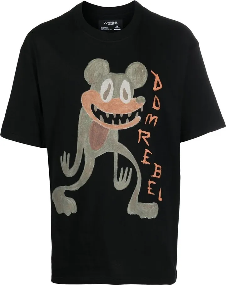 graphic-print cotton T-shirt
