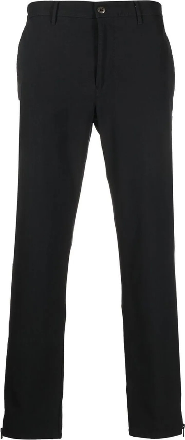 Tapered-Leg Cropped Trousers
