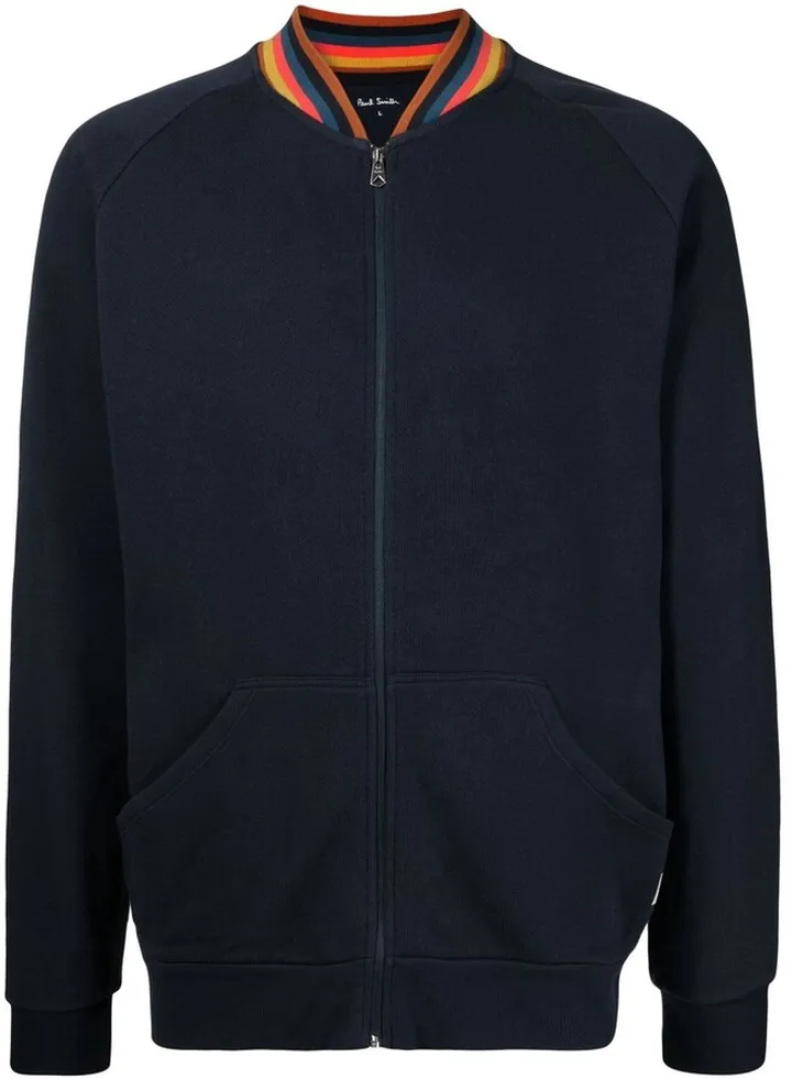 Fine-Knit Zipped Jumper