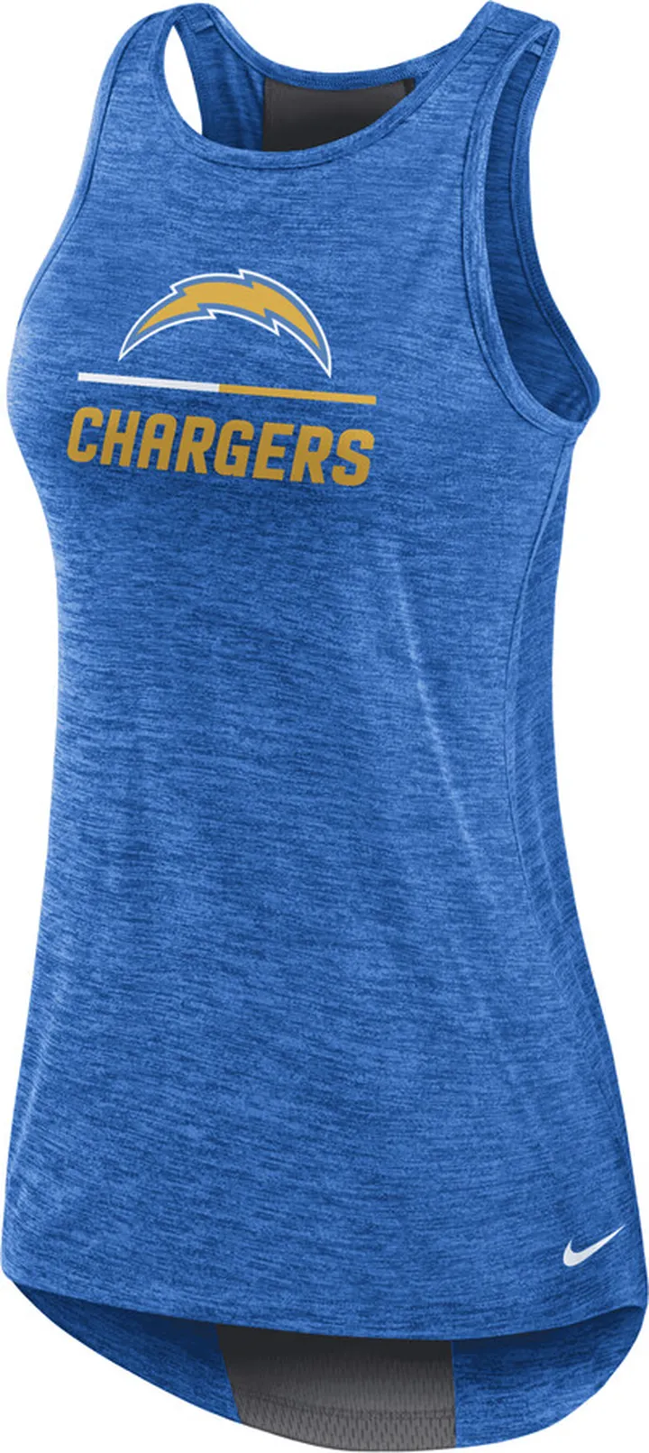 Nike Women's Dri-FIT (NFL Los Angeles Chargers) Tank Top in Blue