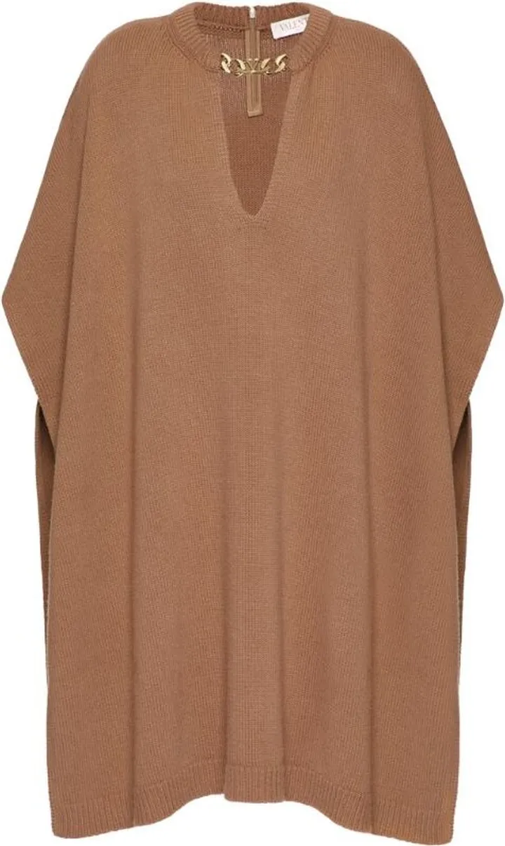 Valentino Garavani Virgin Wool-Cashmere Poncho