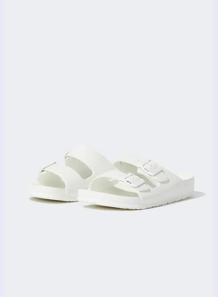Woman Regular Rubber Slide Sandals