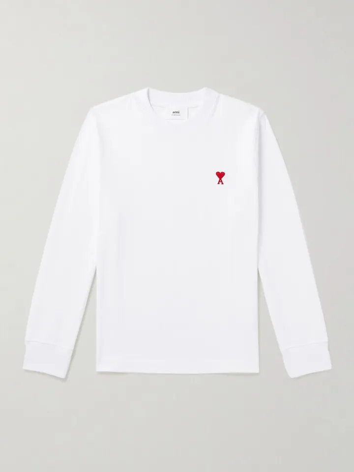 Logo-Embroidered Cotton-Blend Jersey T-Shirt