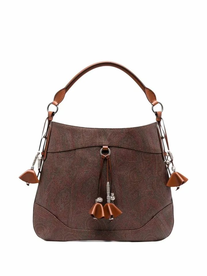 Paisley-Print Tote Bag