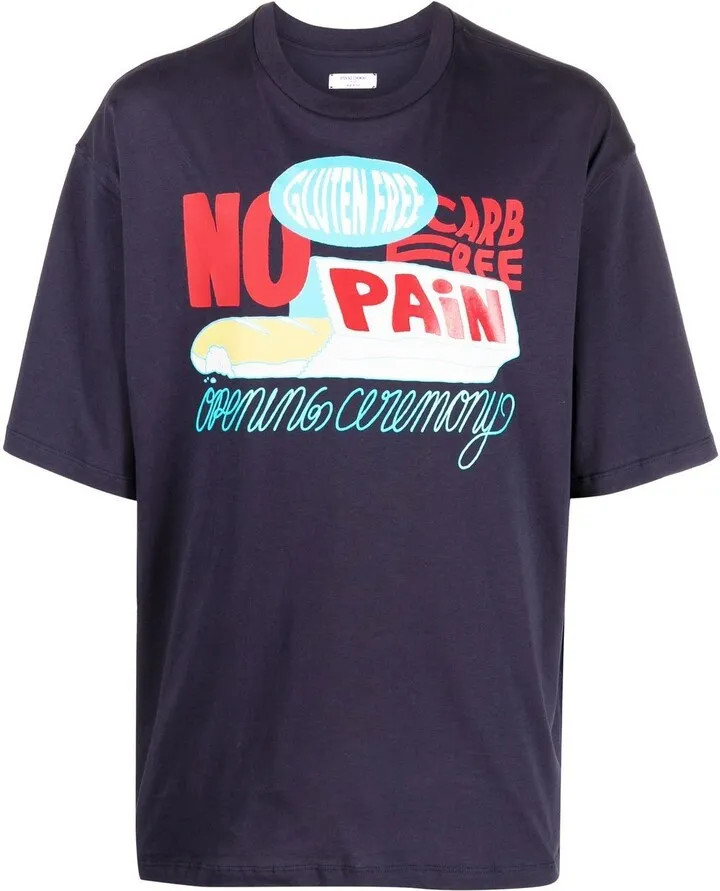 graphic-print cotton T-shirt
