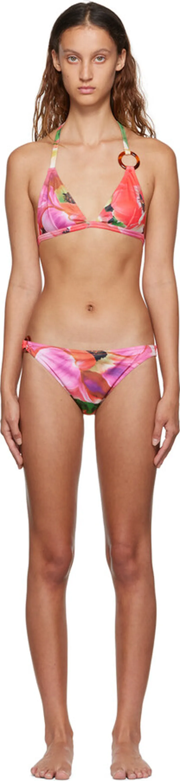 Saks Potts SSENSE Exclusive Multicolor Marine Bikini