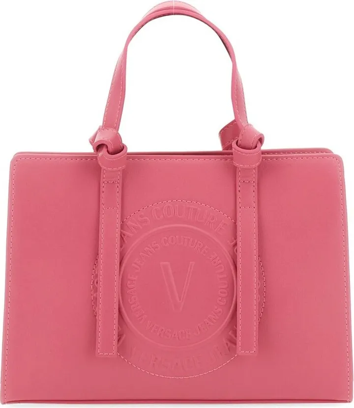 Versace Jeans Couture Logo Embossed Open Top Tote Bag