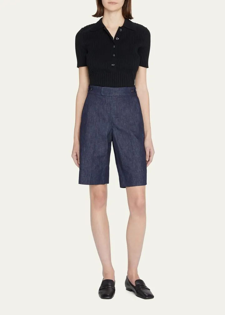Smirne Bermuda Denim Shorts