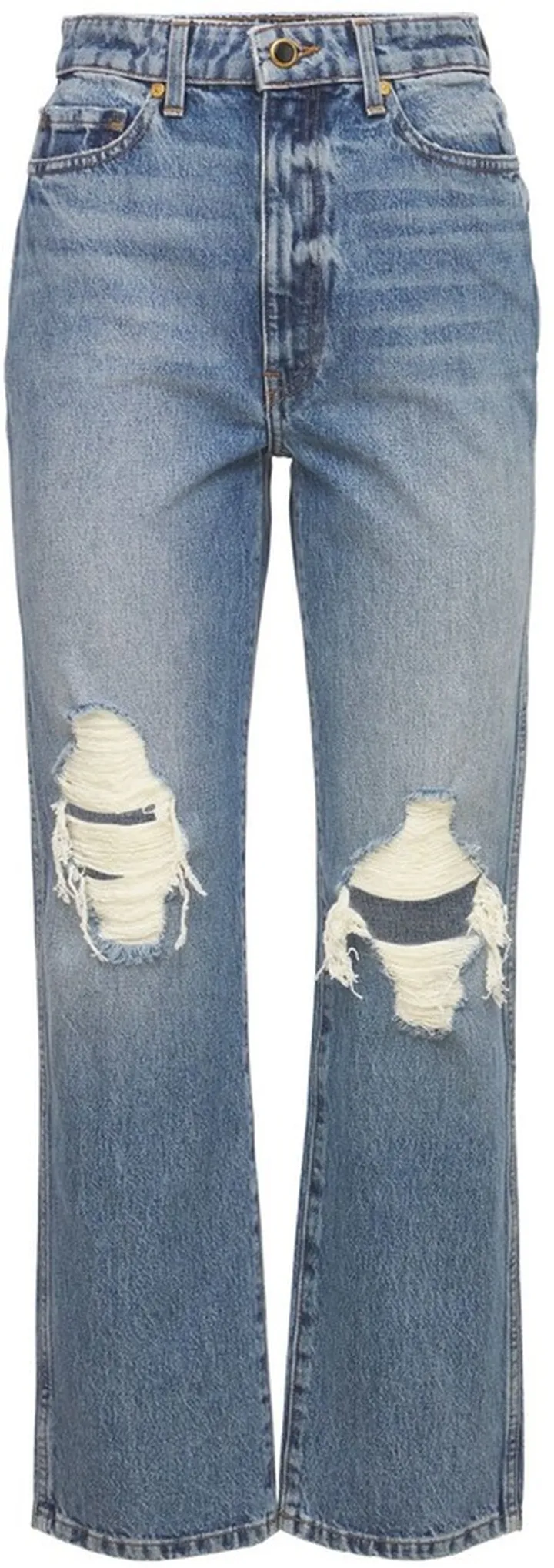 Abigail high rise straight jeans