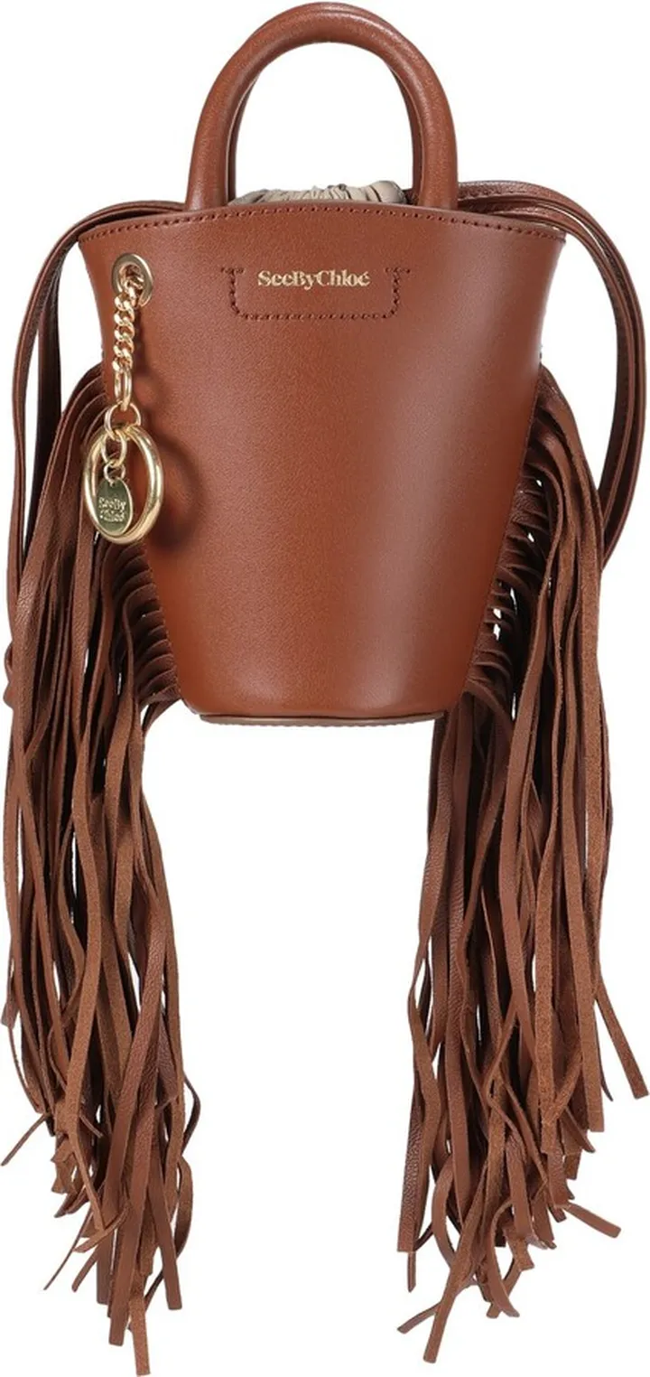 Cecilya Mini Tote Bag Handbag Brown