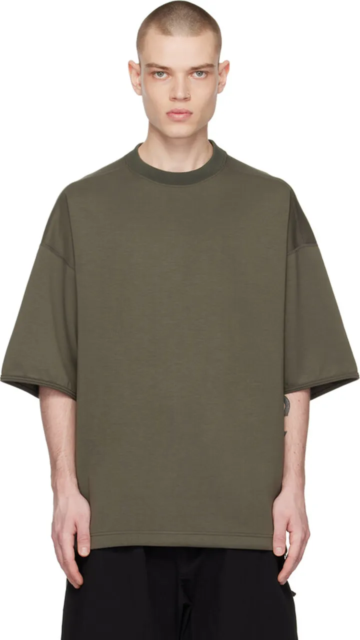 N.Hoolywood Gray Zip T-Shirt