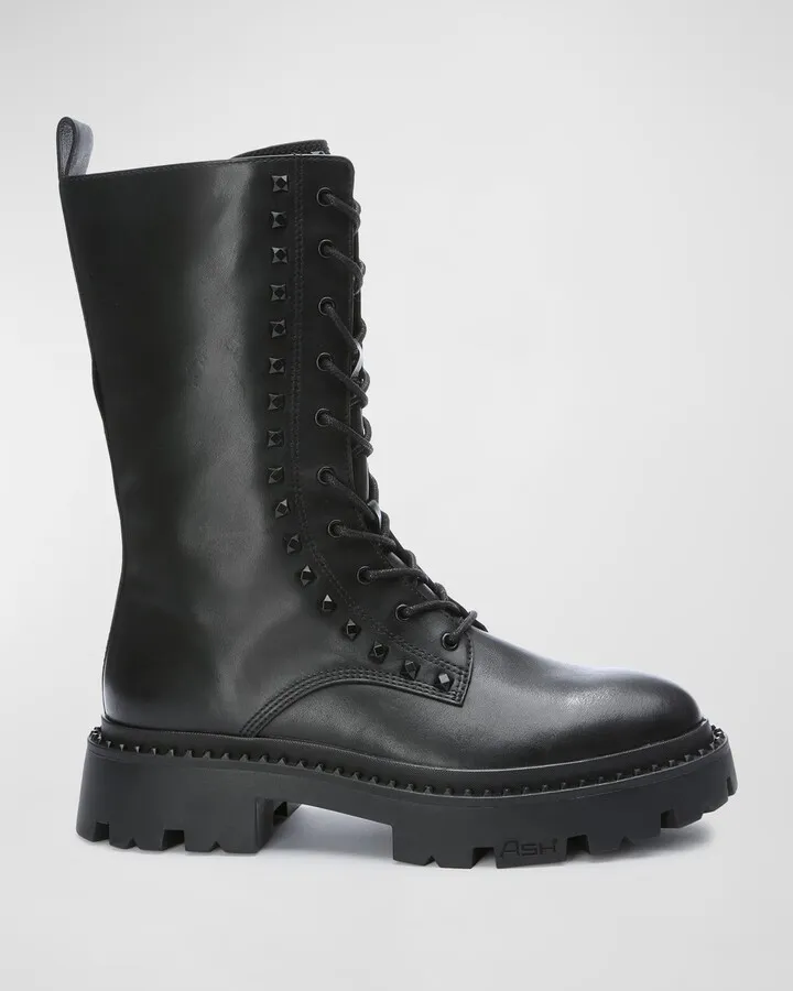 Gaga Bis Stud Combat Boots