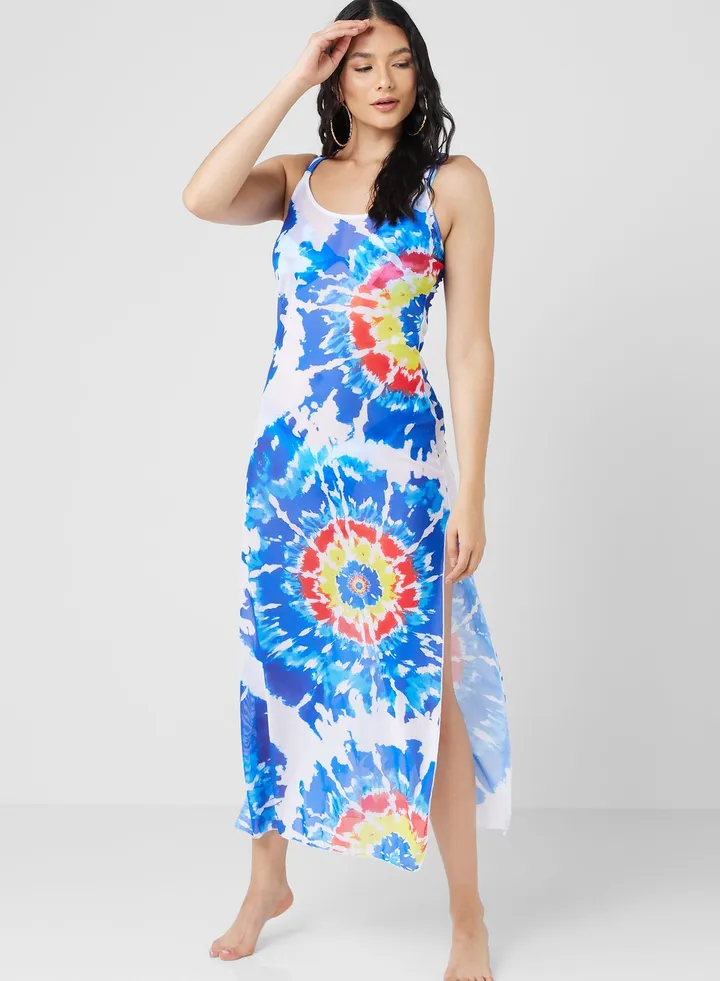 Printed Beach Cover Up
