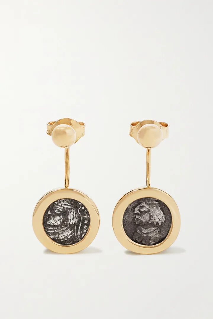 Dubini - 18-karat Gold And Silver Earrings - One size