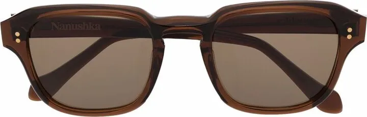 Tinted Square-Frame Sunglasses