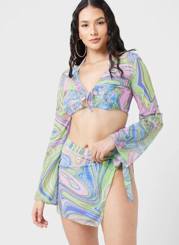 Long Sleeve Bikini Set