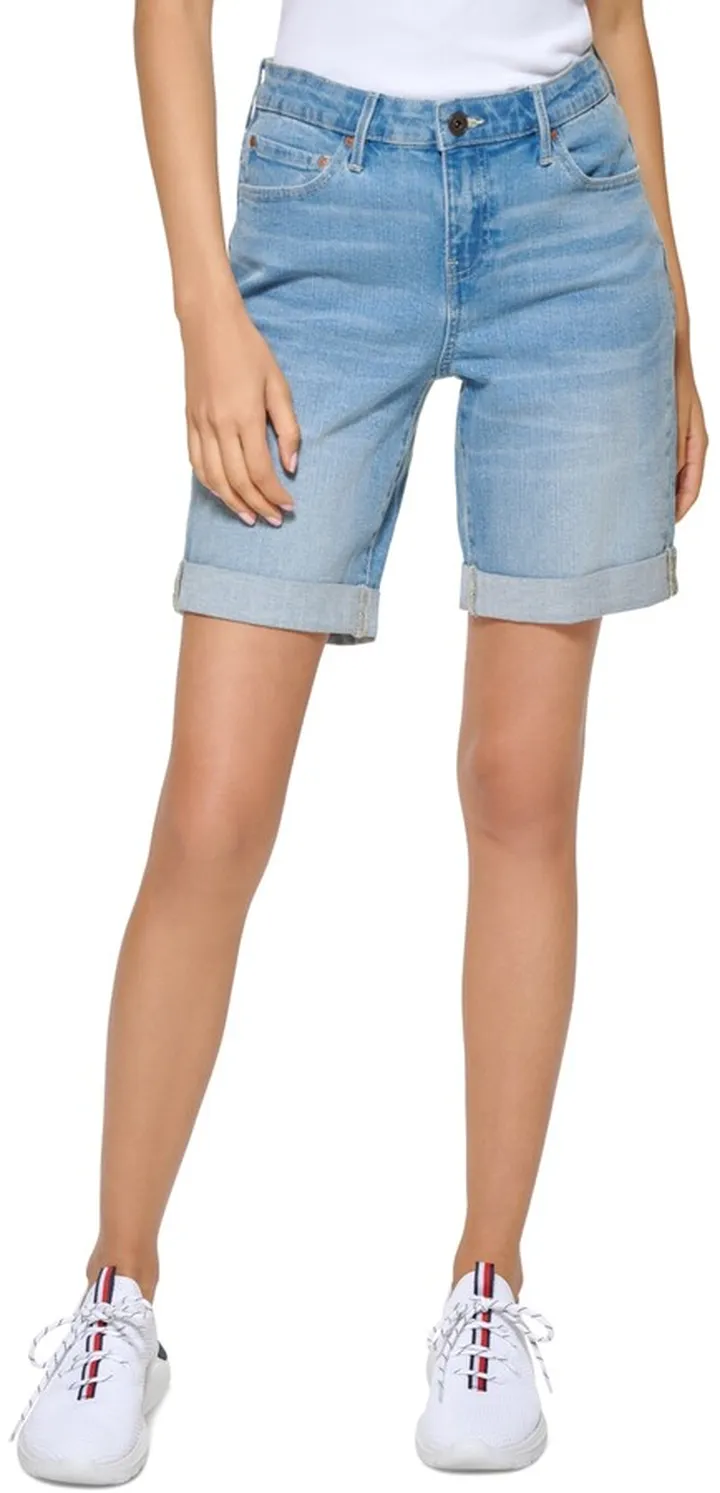 Tommy Hilfiger Women's Th Flex Cuffed Bermuda Shorts