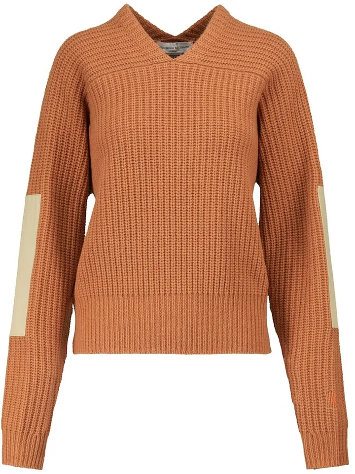 V-neck wool sweater