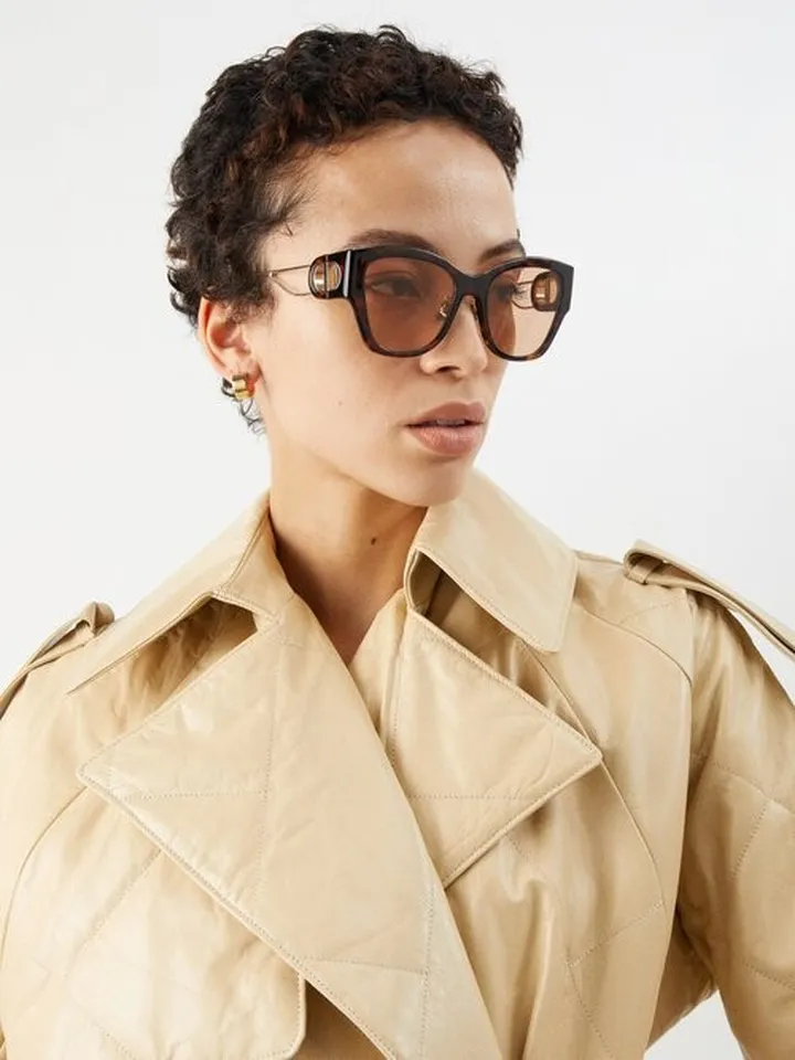 30montaigne B2u Butterfly Acetate Sunglasses