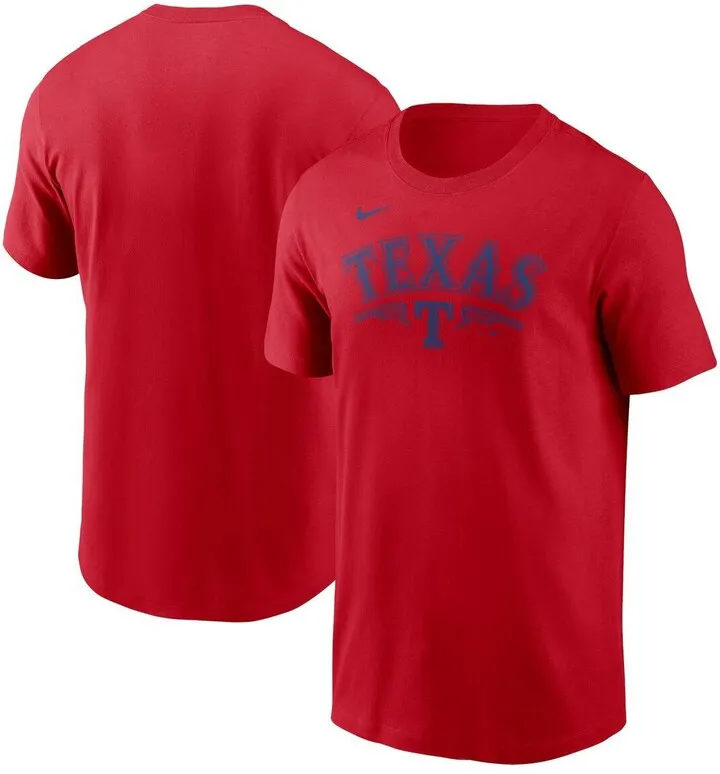 Men's Nike Red Texas Rangers Local Team T-shirt