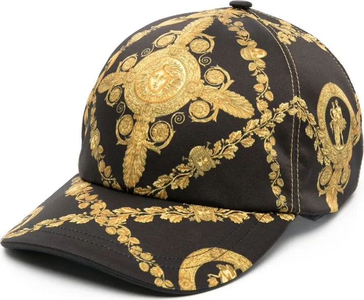 Medusa-print baseball cap