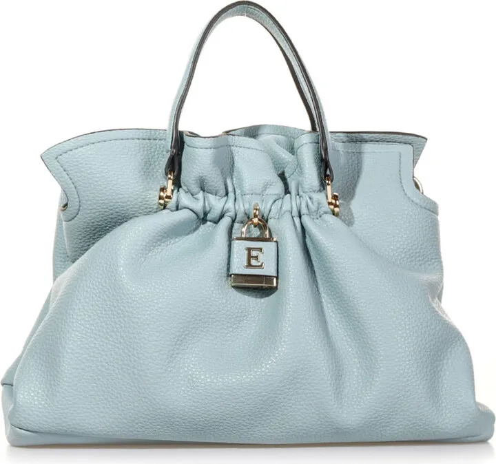 Octavia Curled Tote Bag With Shoulder Strap