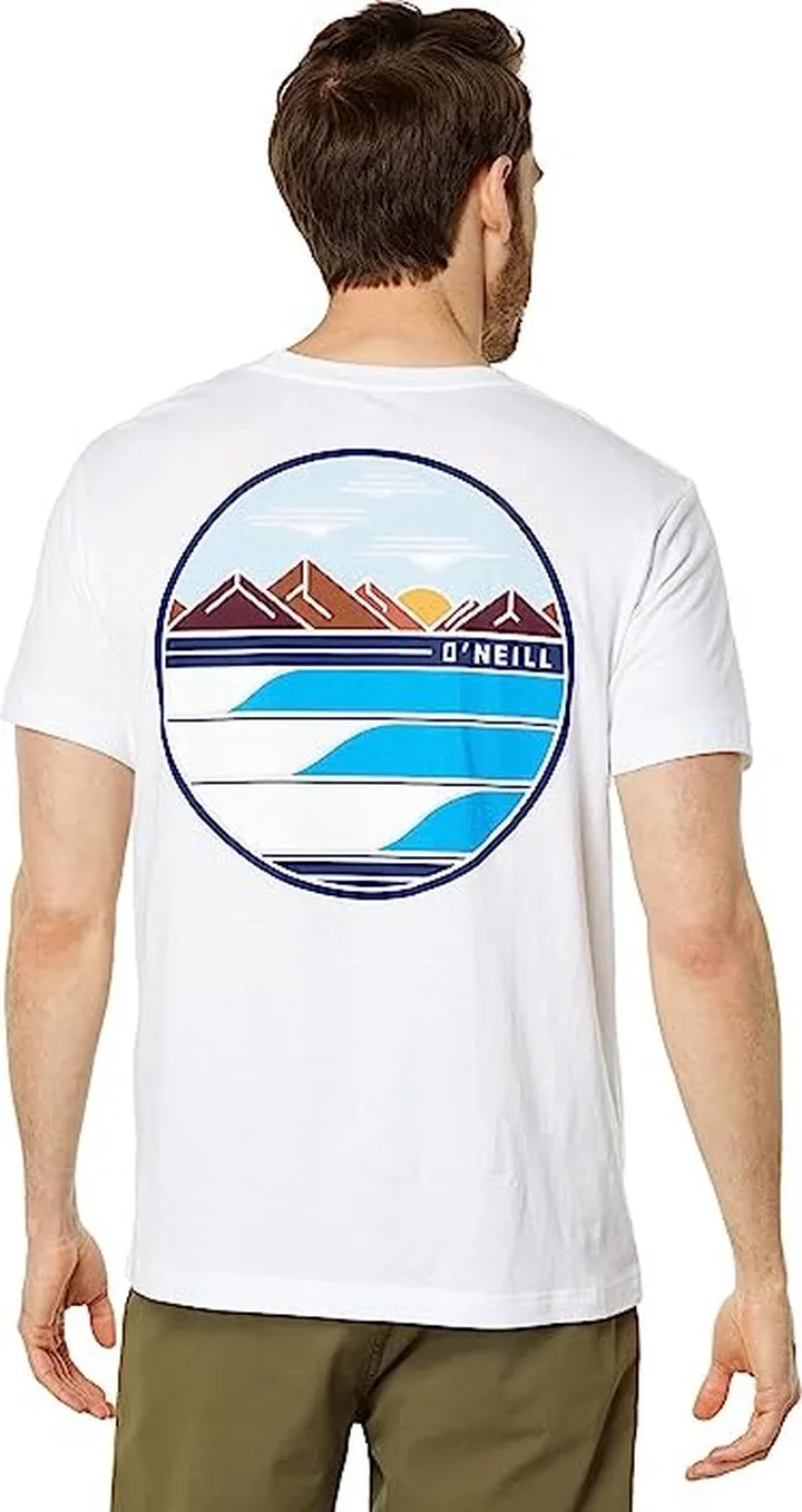 O'Neill Motionless Short Sleeve Tee (White) Men's T Shirt